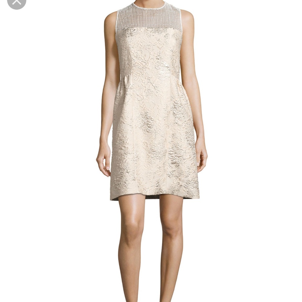 Elie Tahari Winny Sleeveless Textured Dress